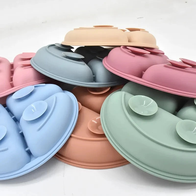 Conjunto De Prato De Jantar Para Bebês de Silicone